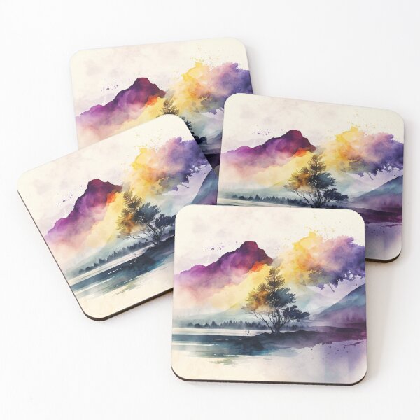 Item preview, Relaxing Watercolor #245 designed and sold by Avocado Design Studio.