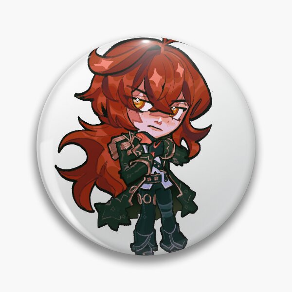 Item preview, Diluc Chibi designed and sold by KittsSnaps.