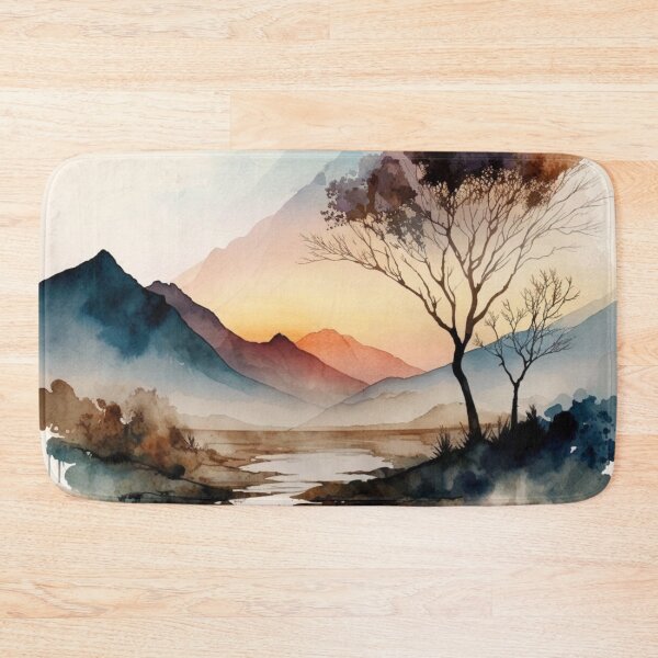 Item preview, Relaxing Watercolor #246 designed and sold by Avocado Design Studio.