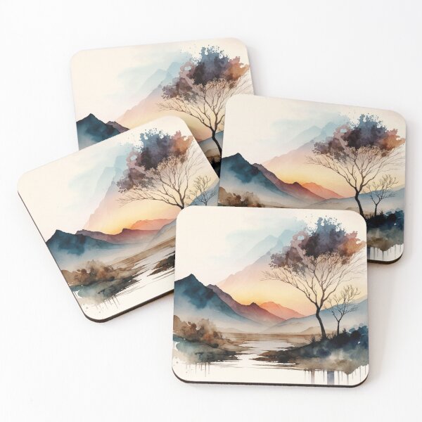 Item preview, Relaxing Watercolor #246 designed and sold by Avocado Design Studio.