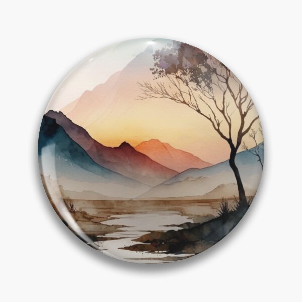 Item preview, Relaxing Watercolor #246 designed and sold by Avocado Design Studio.