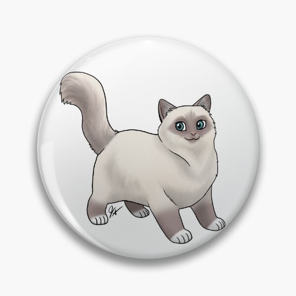 Item preview, Cat - Birman - Blue Point designed and sold by Jennifer Stolzer.