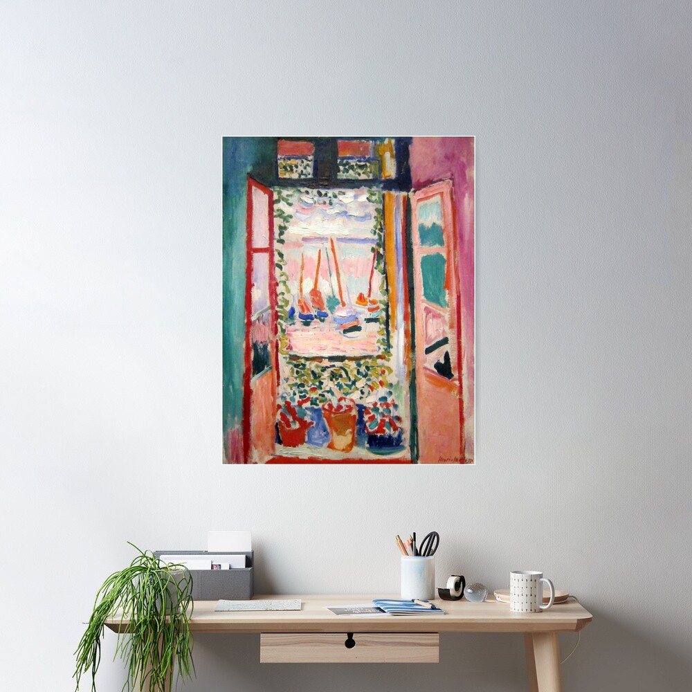 The Open Window- Henri Matisse Poster