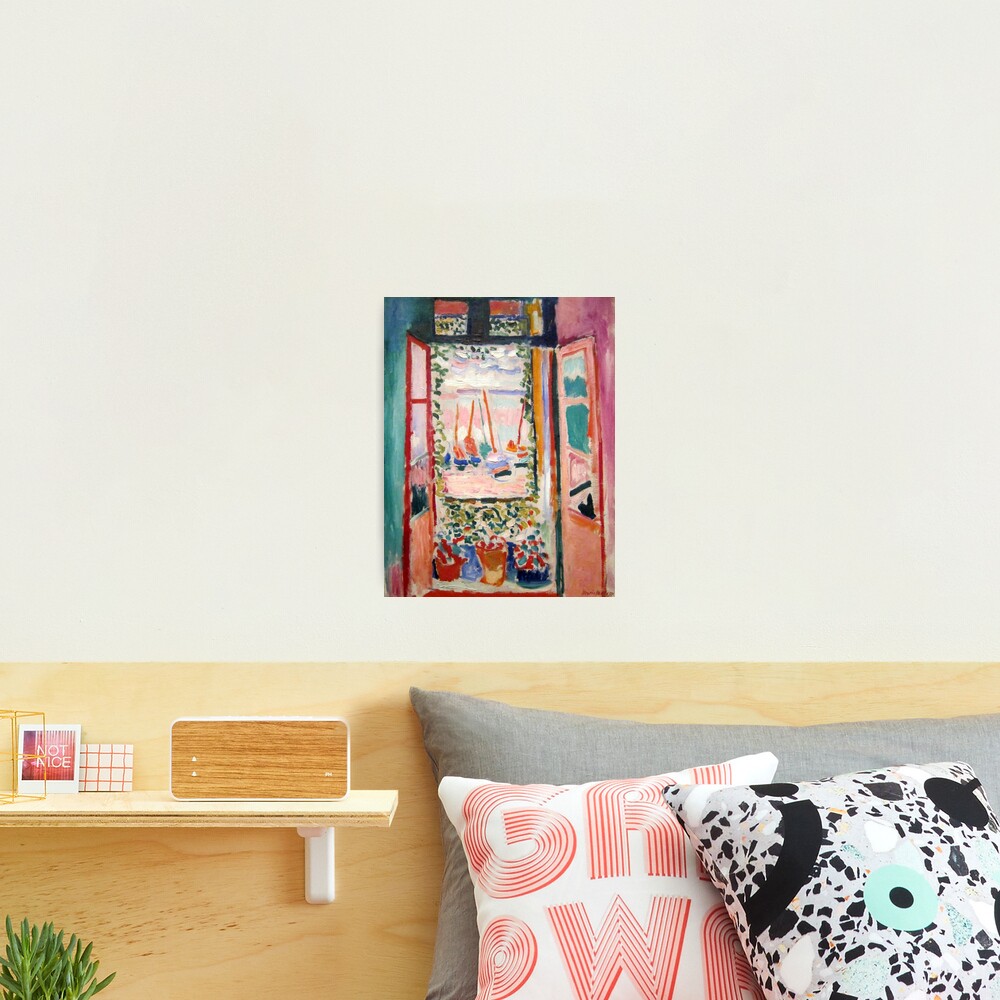 The Open Window- Henri Matisse Photographic Print