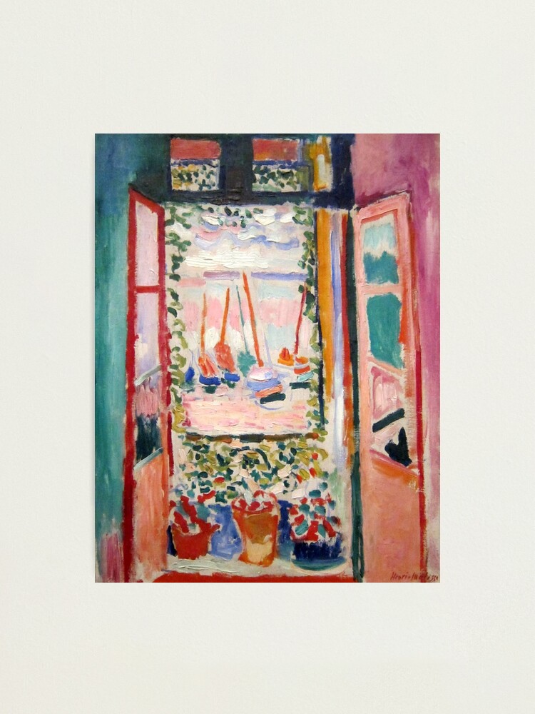 Alternate view of The Open Window- Henri Matisse Photographic Print
