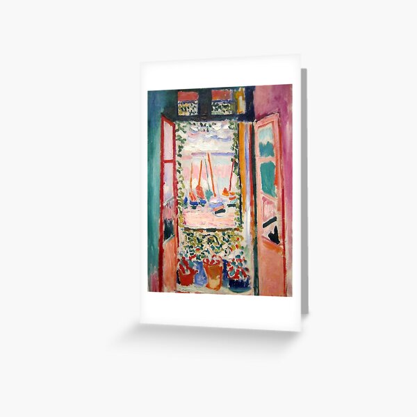 The Open Window- Henri Matisse Greeting Card