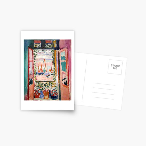 The Open Window- Henri Matisse Postcard