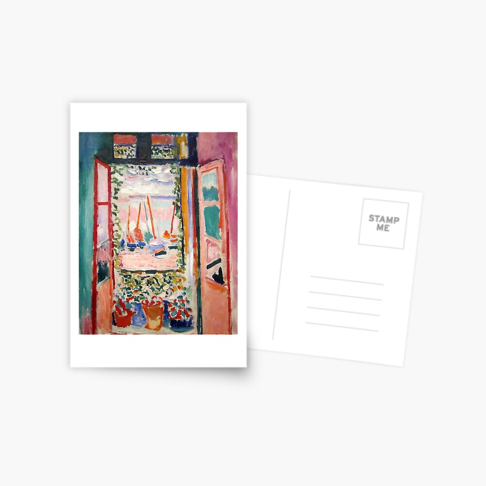 The Open Window- Henri Matisse Postcard