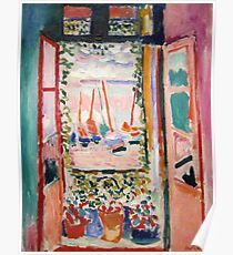 The Open Window- Henri Matisse Poster
