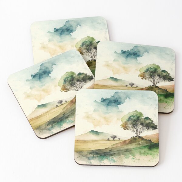 Item preview, Relaxing Watercolor #247 designed and sold by Avocado Design Studio.