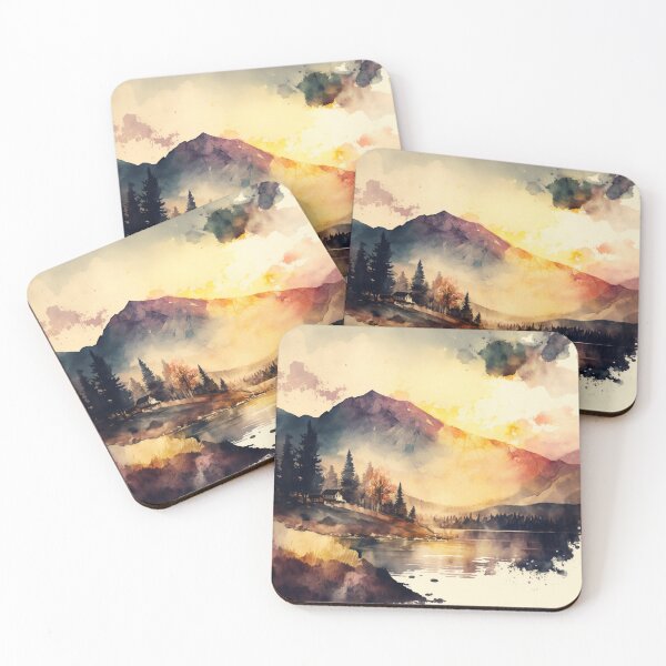 Item preview, Relaxing Watercolor #248 designed and sold by Avocado Design Studio.