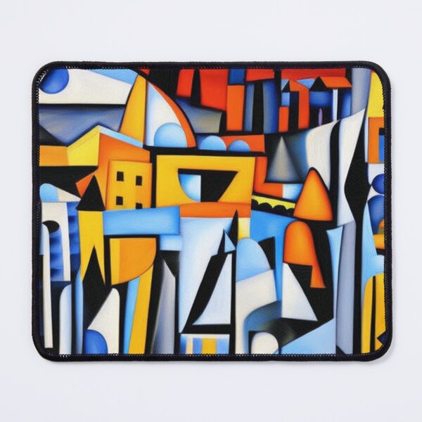 Item preview, Sunset over the city cubism designed and sold by gtcdesign.