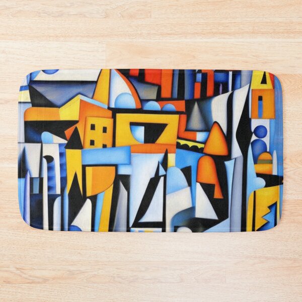 Item preview, Sunset over the city cubism designed and sold by gtcdesign.