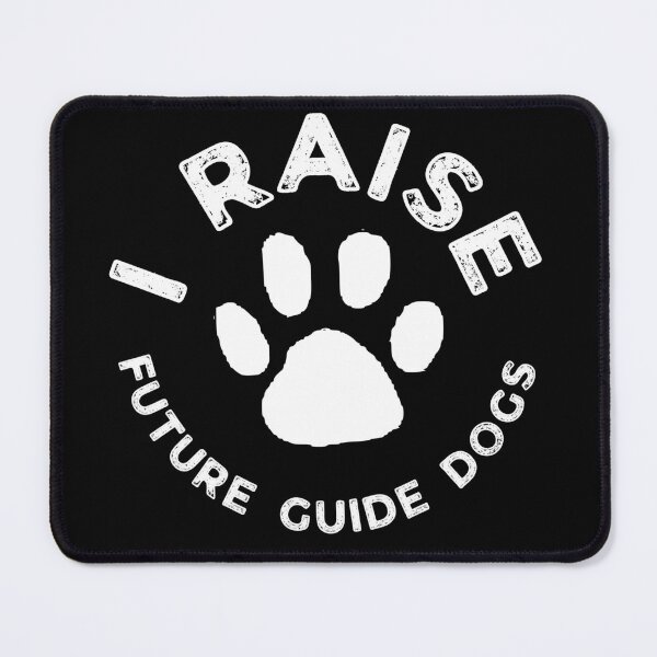 Item preview, I Raise Future Guide Dogs - Guide Dog For The Blind - Dog Training - Working Dog - White Design for Dark Background - Circle Paw designed and sold by SayWhatYouFeel.