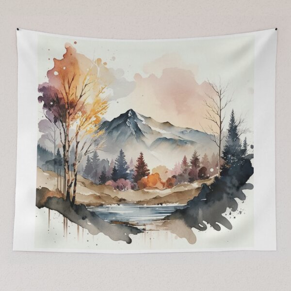Item preview, Relaxing Watercolor #249 designed and sold by Avocado Design Studio.