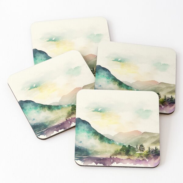 Item preview, Relaxing Watercolor #250 designed and sold by Avocado Design Studio.