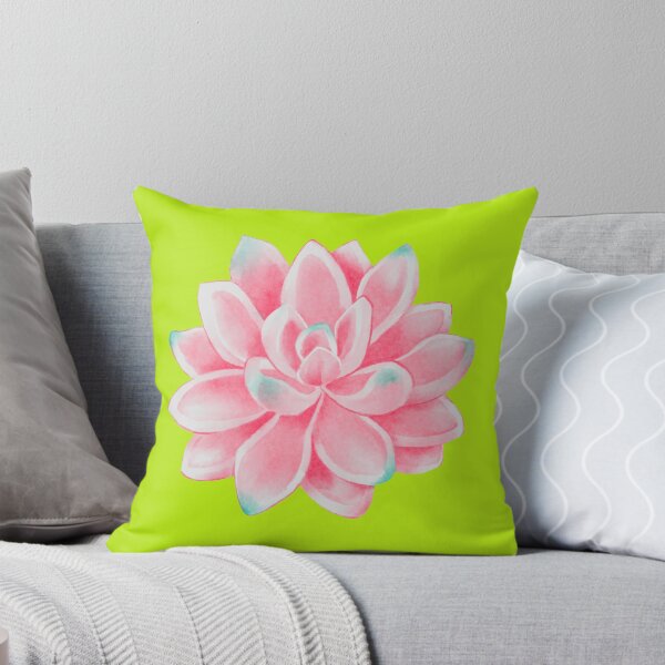 Item preview, Watercolor Pink Succulent designed and sold by TheCatmeow2000.