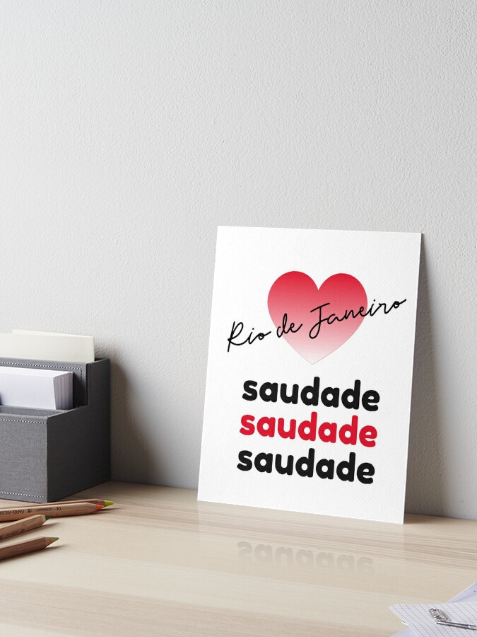 Saudade Definition | Art Board Print