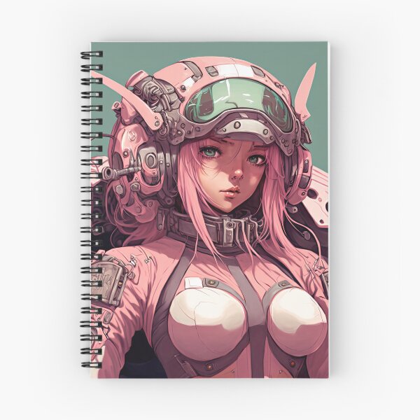 Item preview, Futuristic Mecha Girl Wearing Pink Suit designed and sold by ultra-cool.