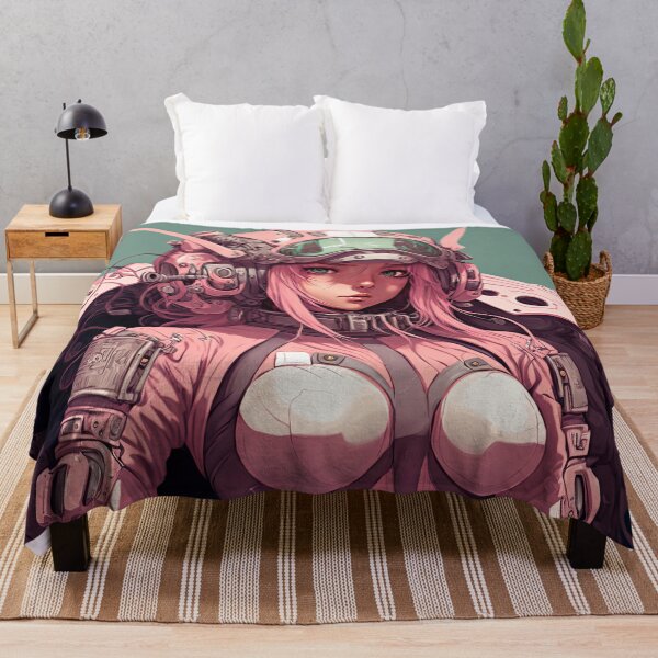 Item preview, Futuristic Mecha Girl Wearing Pink Suit designed and sold by ultra-cool.