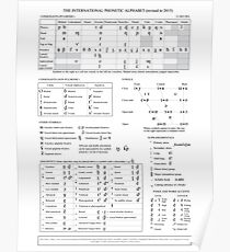 International Phonetic Alphabet IPA Poster