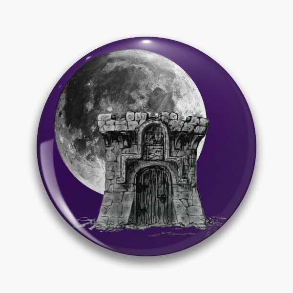 Item preview, Moonlit Mini Castle Fortification designed and sold by FictiveArt.