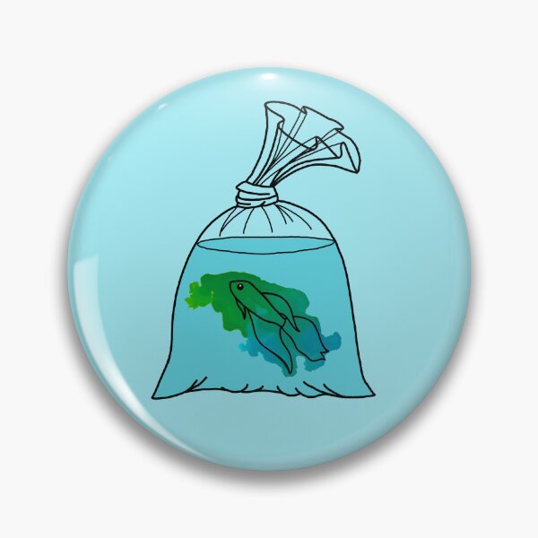 Item preview, Beta Fish in a Bag designed and sold by maisybro.