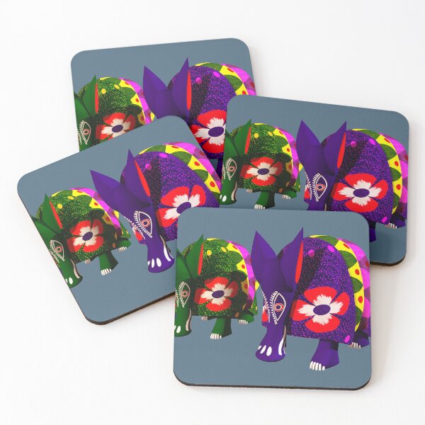 Item preview, wood armadillos designed and sold by ocelotlcalli.