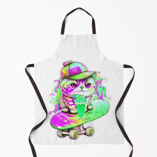 Item preview, Cat chibi kawaii colorful cartoon adorable animals sticer designed and sold by FunArt4You.