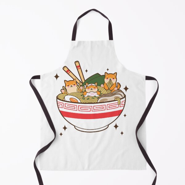 Item preview, CUTE LITTLE KAWAII CORGIS EATING RAMEN  designed and sold by kammouri.