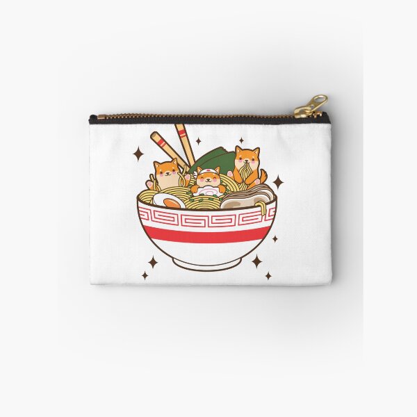 Item preview, CUTE LITTLE KAWAII CORGIS EATING RAMEN designed and sold by kammouri.