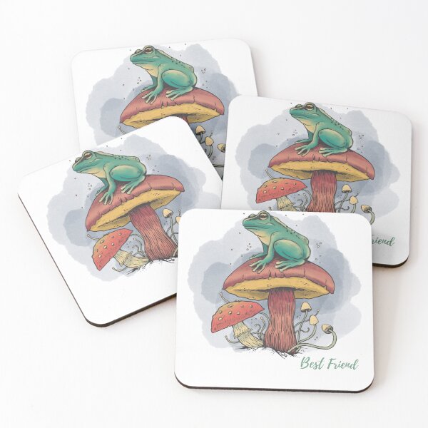 Item preview, Best Friend - Funny Frog designed and sold by layersofmee.