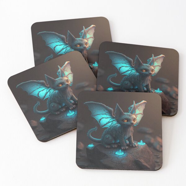 Item preview, Bioluminescent Dragon Cat designed and sold by Solace Sparkles.