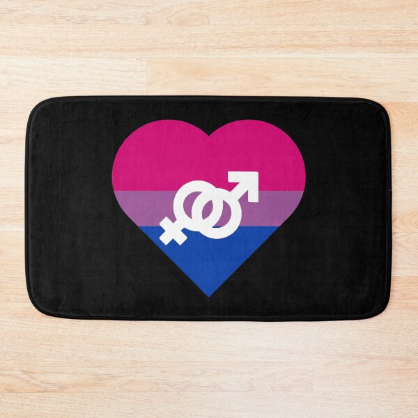 Item preview, Bisexual Pride Heart with Gender Symbol designed and sold by everything4eva.