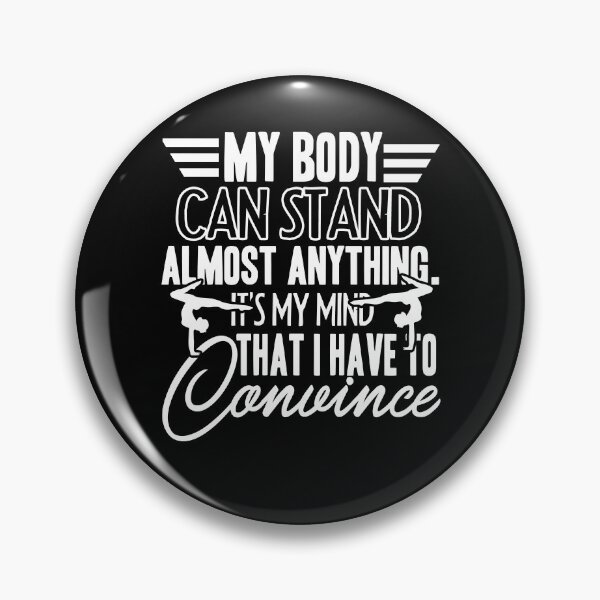 Item preview, Yoga My Body Can Stand Almost Anything designed and sold by UnknownArtistt.