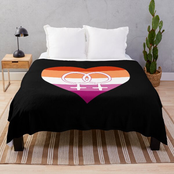 Item preview, Lesbian Pride Heart with Gay Woman Gender Symbol designed and sold by everything4eva.
