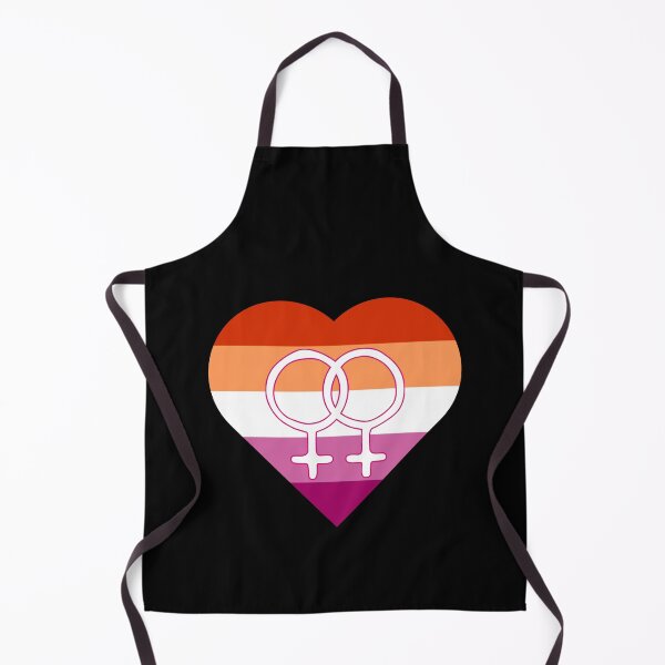 Item preview, Lesbian Pride Heart with Gay Woman Gender Symbol designed and sold by everything4eva.