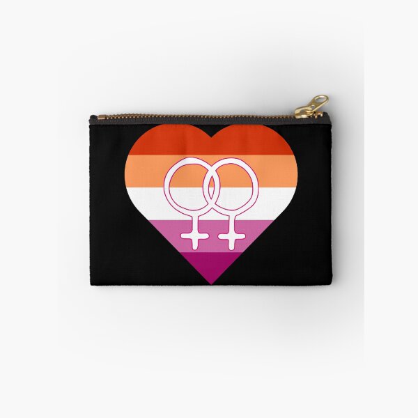 Item preview, Lesbian Pride Heart with Gay Woman Gender Symbol designed and sold by everything4eva.