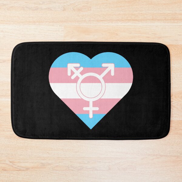 Item preview, Transgender Pride Heart with Gender Symbol designed and sold by everything4eva.