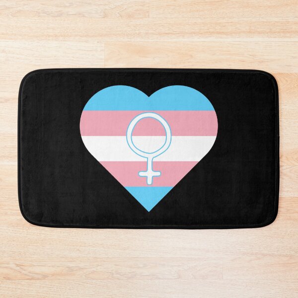 Item preview, Transgender Pride Heart with Female Gender Symbol designed and sold by everything4eva.
