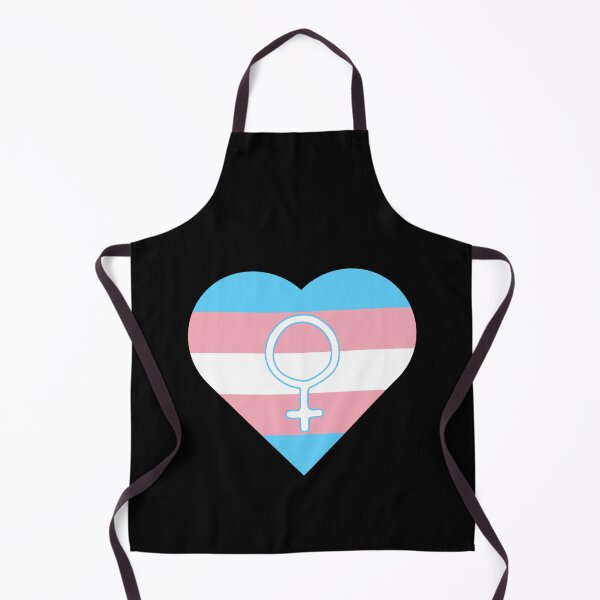 Item preview, Transgender Pride Heart with Female Gender Symbol designed and sold by everything4eva.