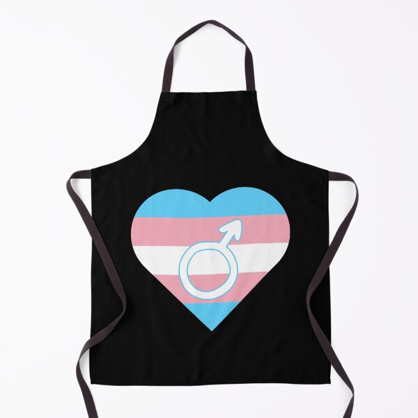 Item preview, Transgender Pride Heart with Male Gender Symbol designed and sold by everything4eva.