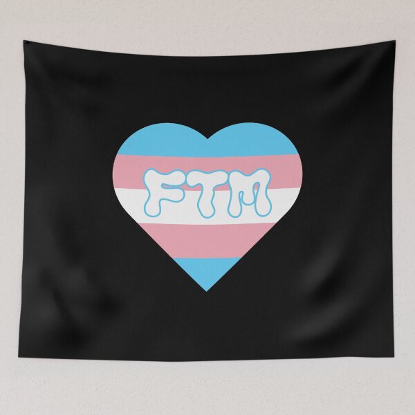 Item preview, FTM Female To Male Transgender Pride Heart designed and sold by everything4eva.