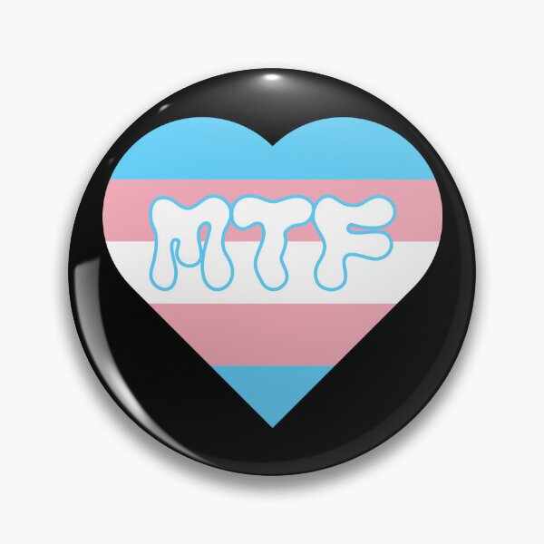 Item preview, MTF Male To Female Transgender Pride Heart designed and sold by everything4eva.