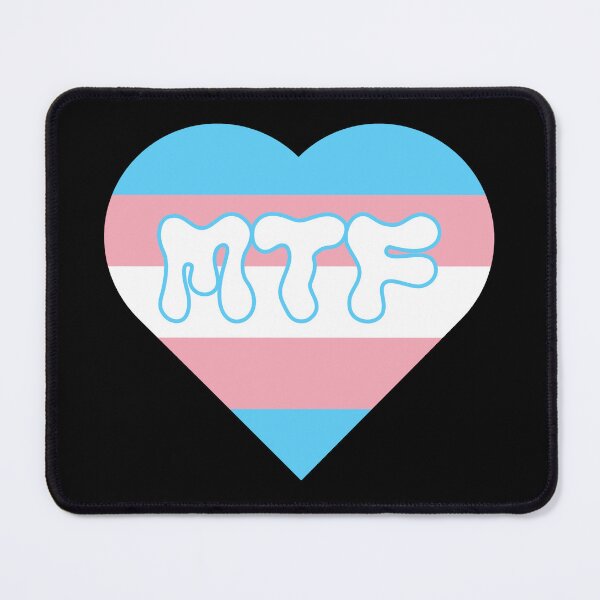 Item preview, MTF Male To Female Transgender Pride Heart designed and sold by everything4eva.