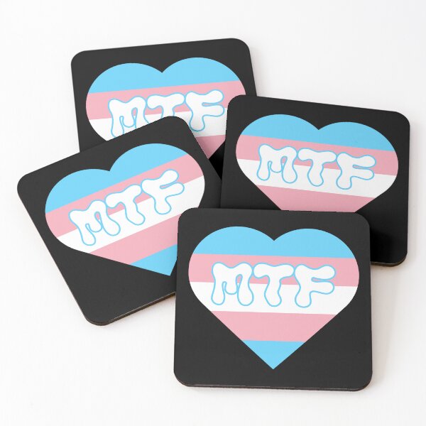 Item preview, MTF Male To Female Transgender Pride Heart designed and sold by everything4eva.