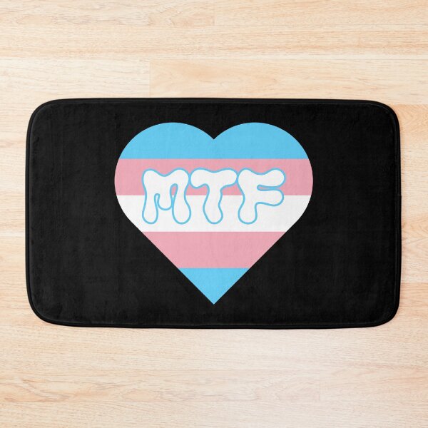 Item preview, MTF Male To Female Transgender Pride Heart designed and sold by everything4eva.