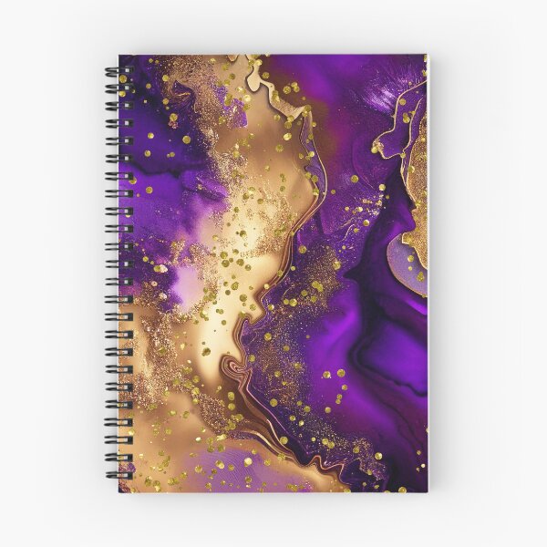 Item preview, Purple & Gold Abstract designed and sold by Cordialpress.
