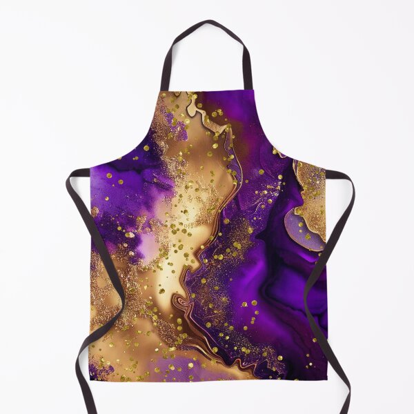 Item preview, Purple & Gold Abstract designed and sold by Cordialpress.