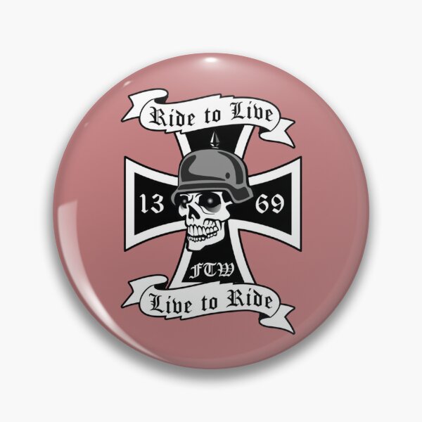 Item preview, Ride to Live Biker Logo designed and sold by smartla1.